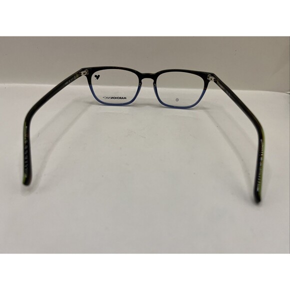 Marchon NYC Eyeglasses M-3509 206 Brown/Blue Designer Demo Lens Brown 51-17-145 - Picture 5 of 6